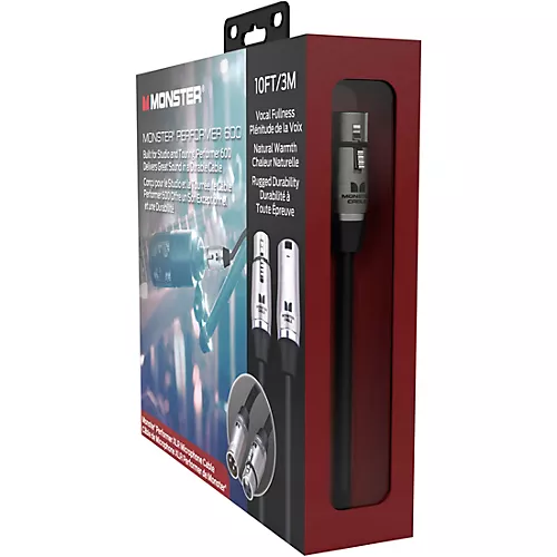 Monster Cable Prolink Performer 600 Microphone Cable 20 ft. Black