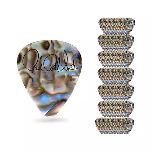 PRS Abalone Celluloid Guitar Picks Heavy 72 Pack