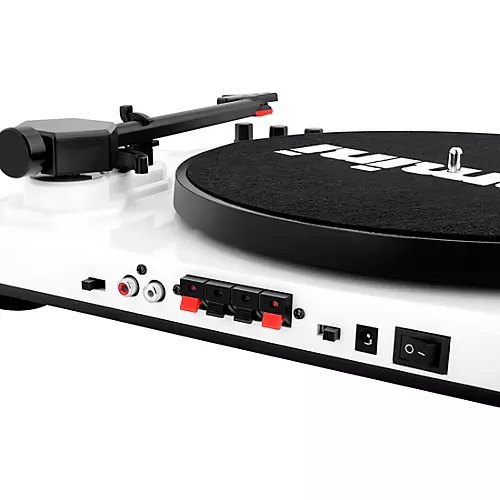 Gemini TT-900BW Vinyl Record Player Turntable With Bluetooth and Dual Stereo Speakers Black/White