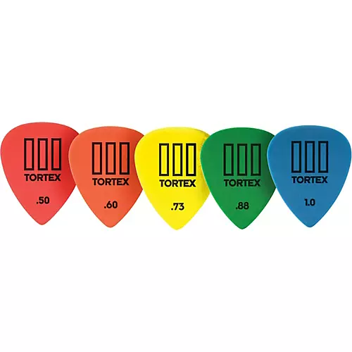Dunlop Tortex T3 Sharp Tip Guitar Picks 72-Pack 1.14 mm