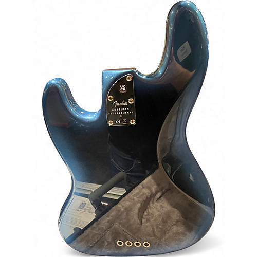 Used Fender american pro ii fretless Dark Night Electric Bass Guitar Dark Night