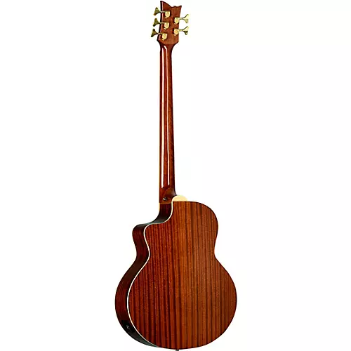 Ortega D8CE-5 5-String Acoustic-Electric Bass Guitar Black