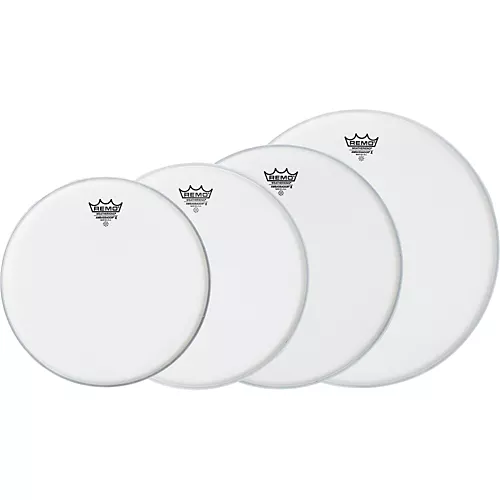 Remo Ambassador X Standard Drumhead Pack, Buy 3 Get a Free 14 Inch Head