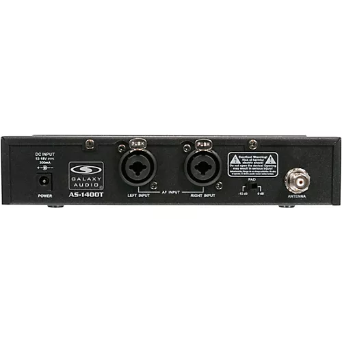 Galaxy Audio AS-1400-2 Wireless In-Ear Monitor Twin Pack System Band P