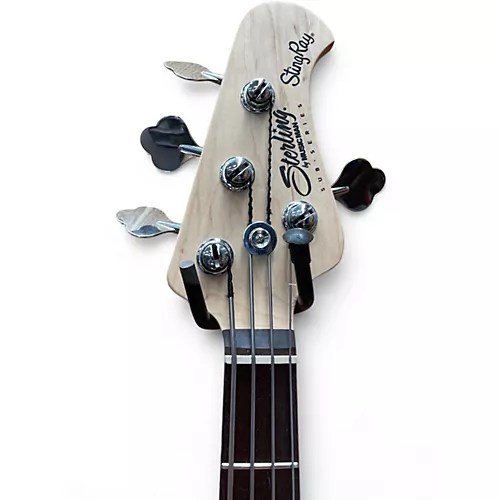 Used Sterling by Music Man STINGRAY Cream Electric Bass Guitar Cream