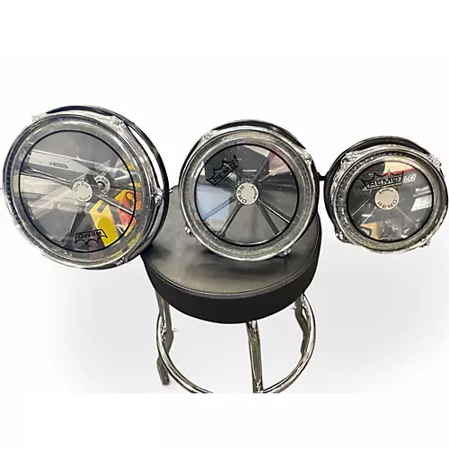 Used Remo 6in Rototoms Chrome Roto Toms Chrome 22