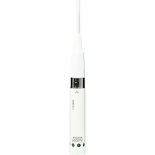 Audix M1255B Miniturized High Output Condenser Microphone for Distance Miking Supercardioid White