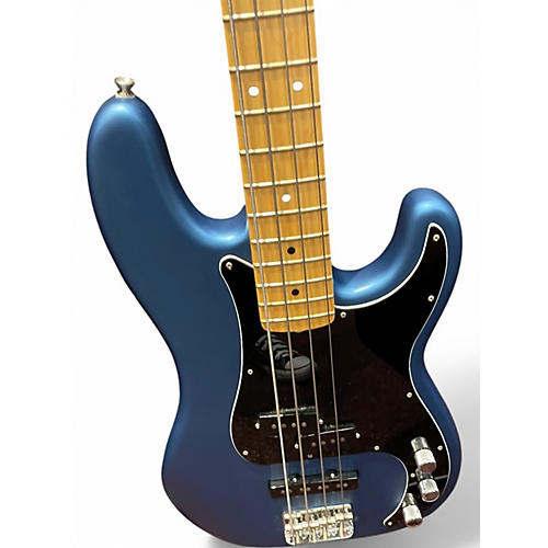 Used Fender American Performer Precision Bass Blue Electric Bass Guitar Blue