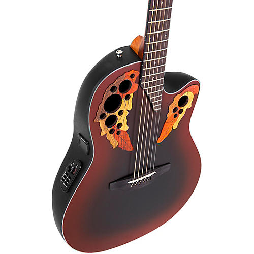 Ovation CE44 Celebrity Series Elite Mid-Depth Acoustic-Electric Guitar Reverse Blue Burst