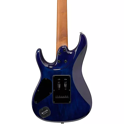 Ibanez AZ427P2QM Premium 7-String Electric Guitar Twilight Blue Burst