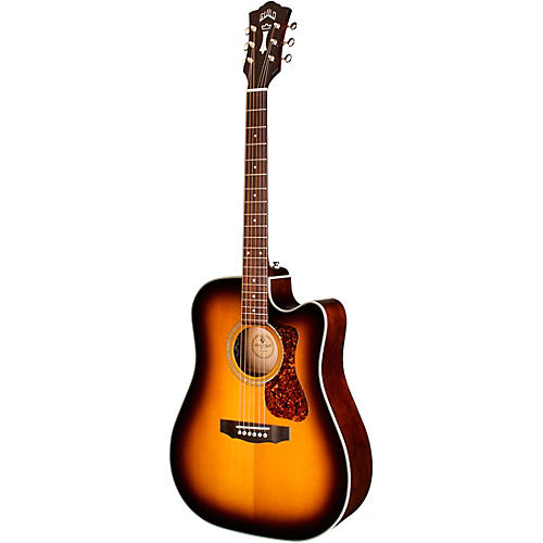 Guild D-140CE Westerly Collection Dreadnought Acoustic-Electric Guitar Black