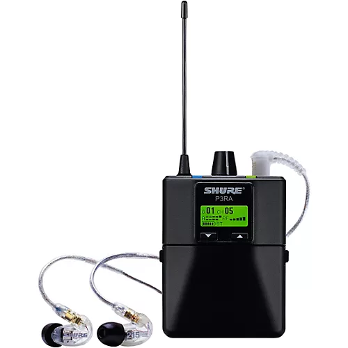Shure PSM 300 Wireless Personal Monitoring System With SE215-CL Earphones Band G20 Clear