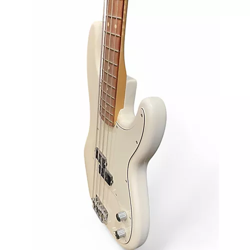 Used Fender Standard Jazz Bass Olympic White Electric Bass Guitar Olympic White