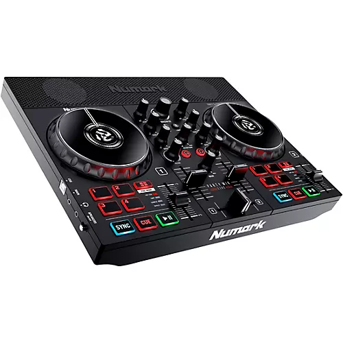 Numark Party Mix Live DJ Controller Bundle With Professional Headphones