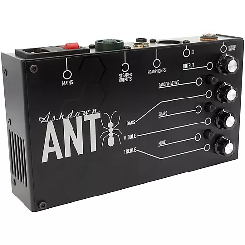 Ashdown Pedalboard ANT200 Class D 200w Bass Amp Black