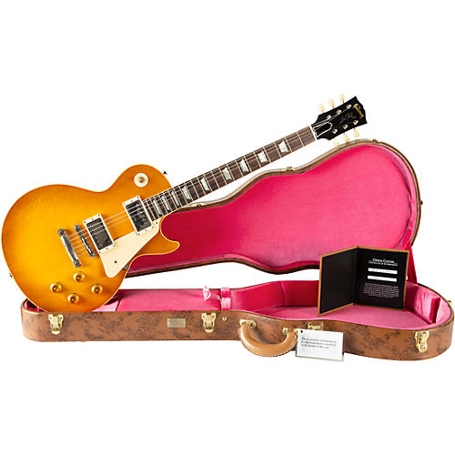 Gibson Custom 1958 Les Paul Standard Reissue VOS Electric Guitar Bourbon Burst