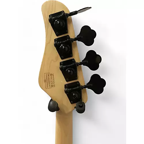 Used Schecter Guitar Research j4 Seafoam Green Electric Bass Guitar Seafoam Green