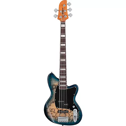 Ibanez TMB405TA 5-String Electric Bass Guitar Cosmic Blue Starburst