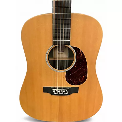 Used Martin dx2e natural 12 String Acoustic Electric Guitar natural