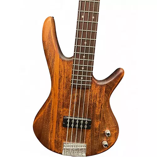 Used 2009 Ibanez GSR105EX 5 String Mahogany Electric Bass Guitar Mahogany