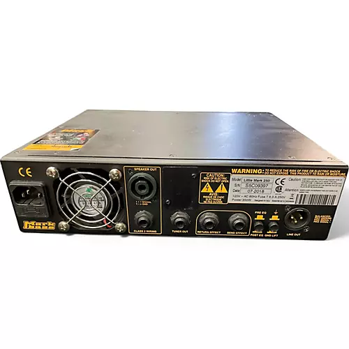 Used Markbass Little Mark Blackline 250 Bass Amp Head