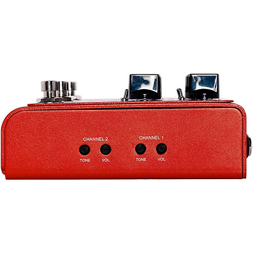 Friedman IRJ Dual Tube Jake E Lee Signature Dual-Tube Preamp DI+IR Dual-Channel 12AX7 Tubes Effects Pedal Red and White