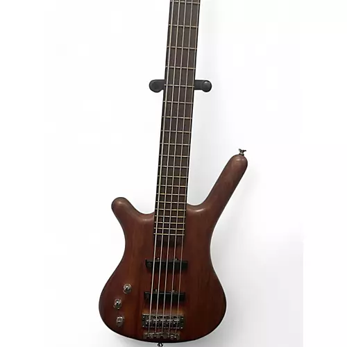 Used Warwick Pro Series Standard Corvette 5 String LEFT HANDED Natural Electric Bass Guitar Natural