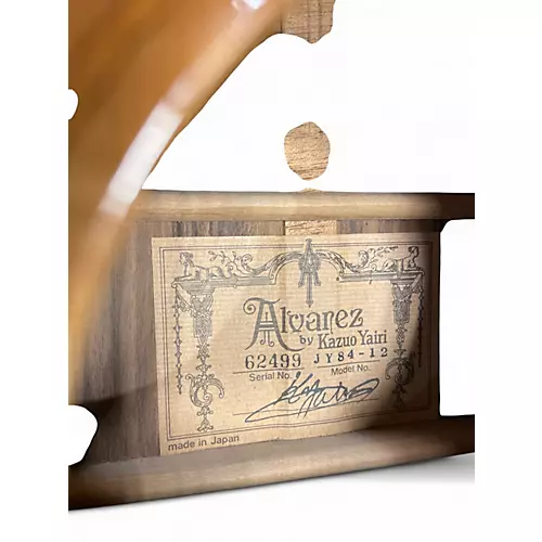 Used Alvarez Yairi JY84-12 Natural 12 String Acoustic Guitar Natural