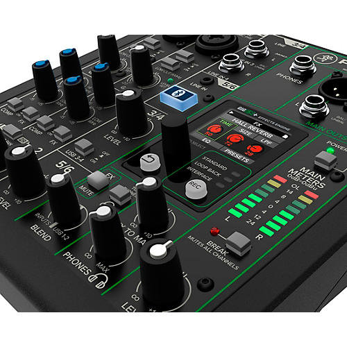 Mackie ProFX6v3+ 6-Channel Mixer With Gator Mixer Bag