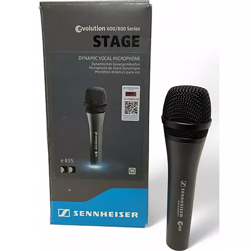 Used Sennheiser E 835 Dynamic Microphone