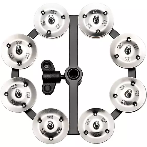 MEINL Hi-Hat Tambourine Black 1 Row