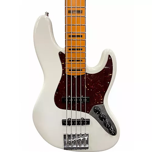 Used 2020 Fender American Ultra Jazz Bass V Artic Pearl Electric Bass Guitar Artic Pearl