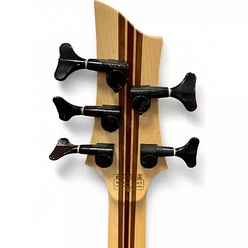 Used Schecter Guitar Research sls elite 5 black fade burst Electric Bass Guitar black fade burst