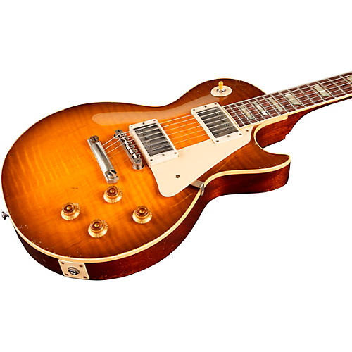 Gibson Custom Murphy Lab 1959 Les Paul Standard Reissue Heavy Aged Electric Guitar Green Lemon Fade