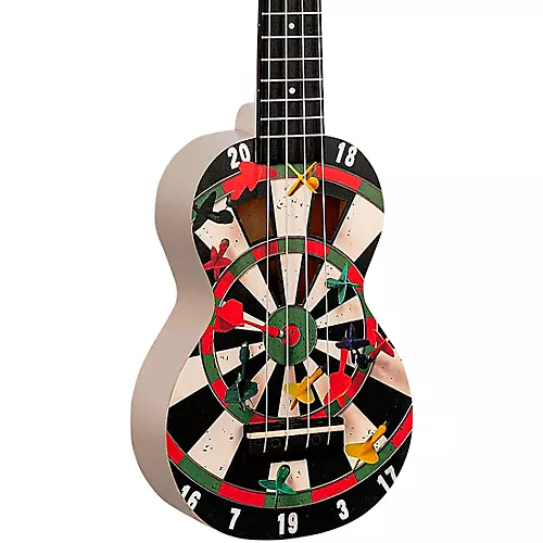 Mahalo Art Series Soprano Ukulele With Bag Tiki Motif
