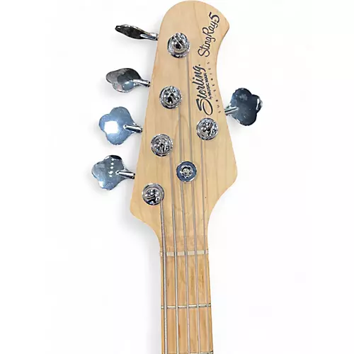 Used Sterling by Music Man Ray5 5 String Black Electric Bass Guitar Black