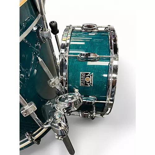 Used TAMA 7 Piece Superstar Classic Blue Lacquer Burst Drum Kit Blue Lacquer Burst