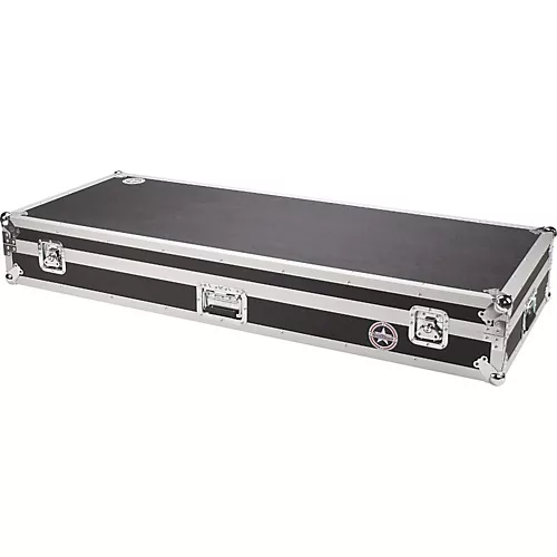 Road Runner Keyboard Flight Case With Casters Black 88 Key