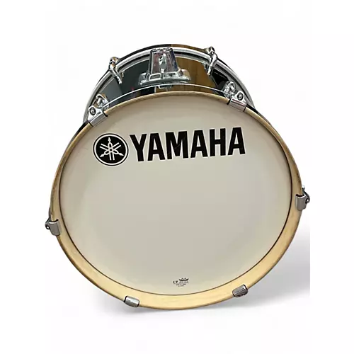 Used Yamaha 3 Piece Stage Custom Black Drum Kit Black