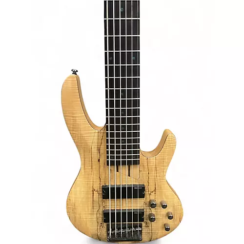 Used Ltd B206 Natural Electric Bass Guitar Natural