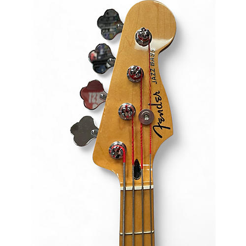Used Fender Player Plus Active Jazz Bass AGED CANDY APPLE RED Electric Bass Guitar AGED CANDY APPLE RED