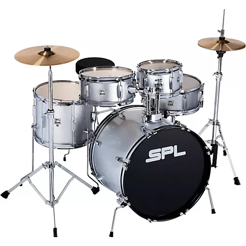 Sound Percussion Labs Junior Kicker 5-Piece Drum Set Metallic Blue