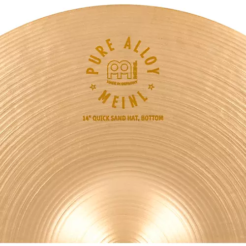 MEINL Pure Alloy Benny Greb Signature Quick Sand Hi-Hat Cymbal Pair 14 in.
