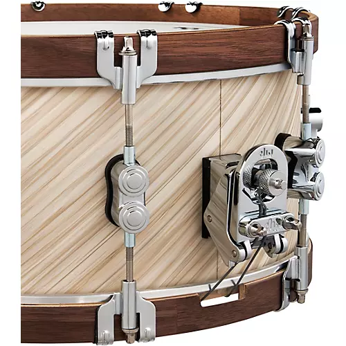 PDP by DW LTD Concept Maple Snare Drum With Walnut Hoops 14 x 6.5 in. Twisted Ivory