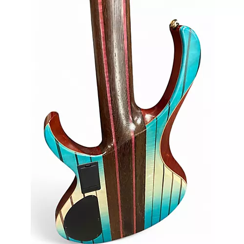 Used Ibanez Premium BTB1935 Caribbean Islet Electric Bass Guitar Caribbean Islet