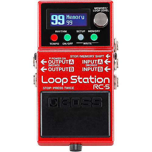 BOSS RC-5 Loop Station Effects Pedal Red