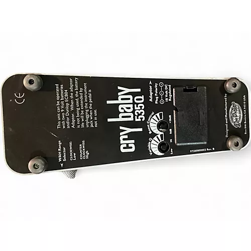 Used Dunlop 535Q Cry Baby Multi-Wah Effect Pedal