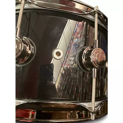 Used DW 14in BLACK NICKEL SNARE Black AND NICKEL Drum Black AND NICKEL 33