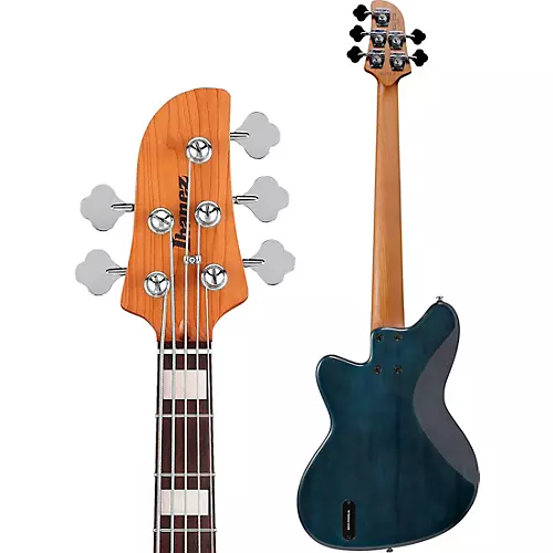 Ibanez TMB405TA 5-String Electric Bass Guitar Cosmic Blue Starburst