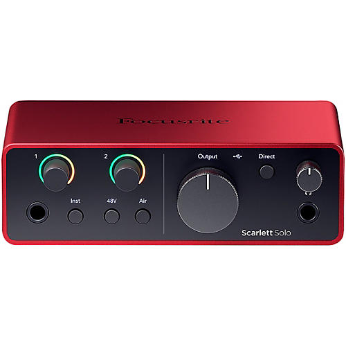 Focusrite Scarlett Solo USB-C Audio Interface Gen 4